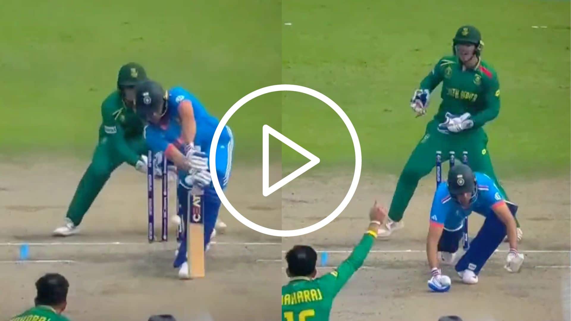 [Watch] Shubman Gill ‘Outfoxed’ As Keshav Maharaj’s Bowls ‘Ball Of The World Cup’